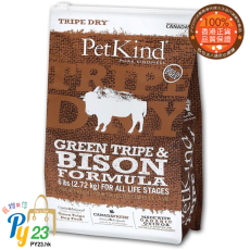 PET KIND 野牛 無穀物配方狗糧 25 LB