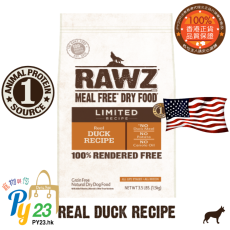 RAWZ LIMITED RECIPE 單一蛋白 全犬 鴨肉狗糧 20 LB