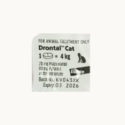 德國拜耳 BAYER Drontal 貓用杜蟲藥 1粒