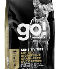 GO! SOLUTIONS™ 低敏美毛系列 鴨肉狗糧配方 12LB