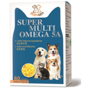 BODYGEM SUPER MULTI OMEGA 5A 寵物北冰洋5A奧米加 60粒 (油) (加拿大製造)