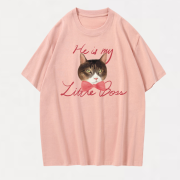 (訂製你的寵物)He/She is my Little Boss Tee 佢係我老細T恤