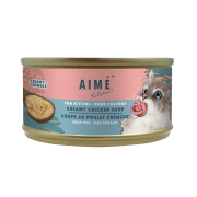  AIME KITCHEN 忌廉濃雞湯 幼貓主食罐 75g 粉紅色