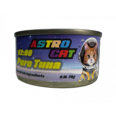 ASTRO CAT 無穀物肉絲湯罐 02:00 PURE TUNA 純吞拿魚 70G